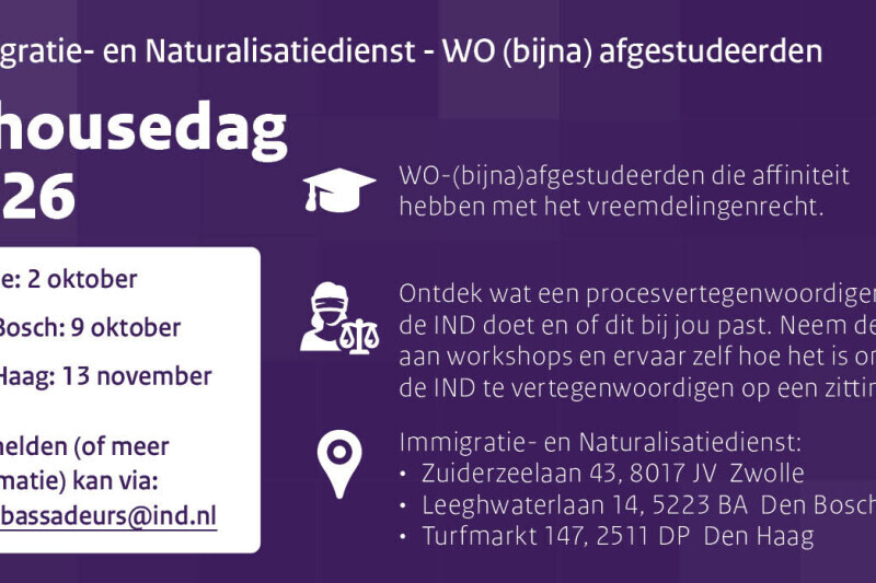 Immigratie- en Naturalisatiedienst Inhousedag Zwolle